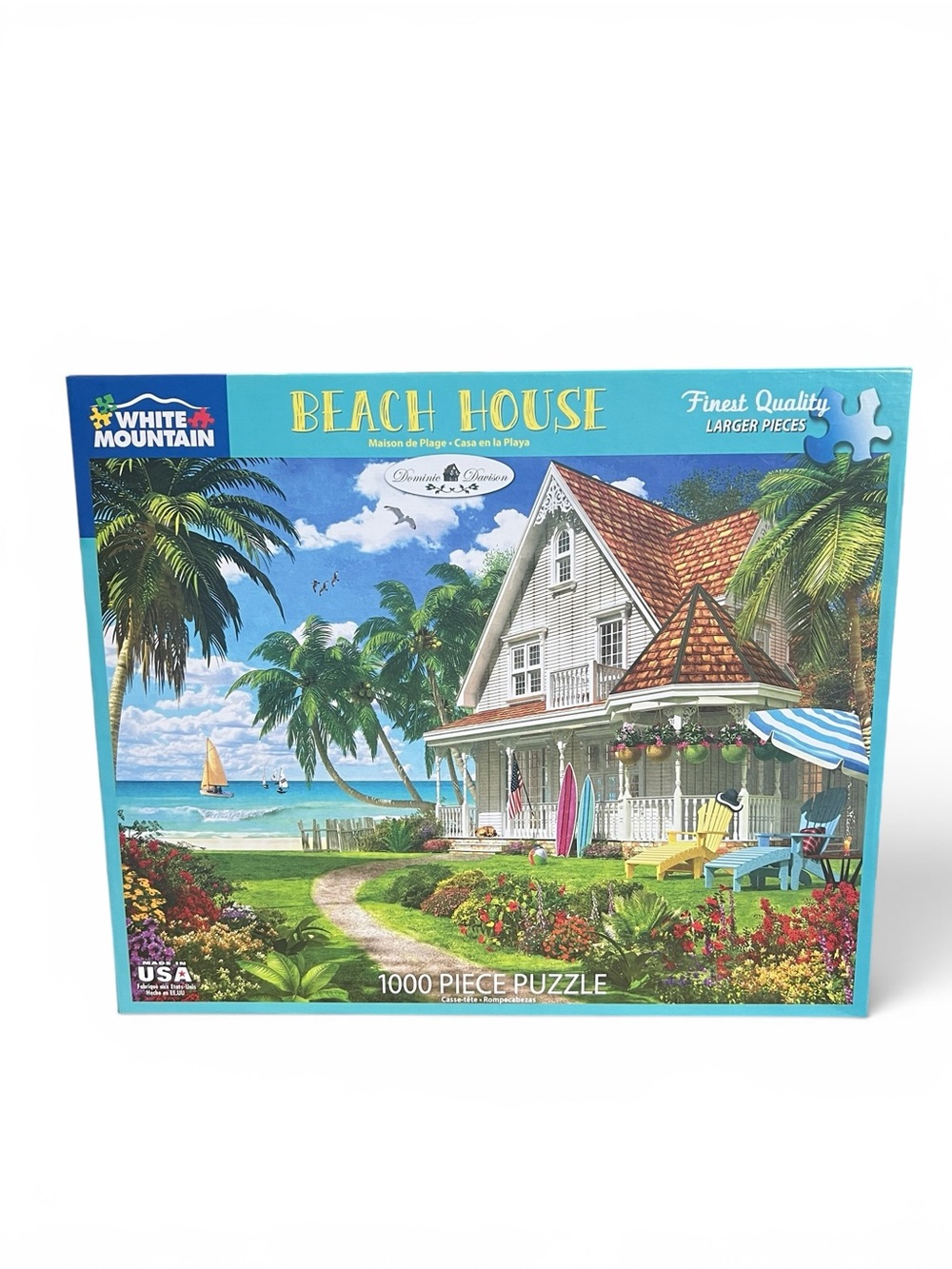 White Mountain Beach House by Dominic Davison 1000 Piece Puzzle